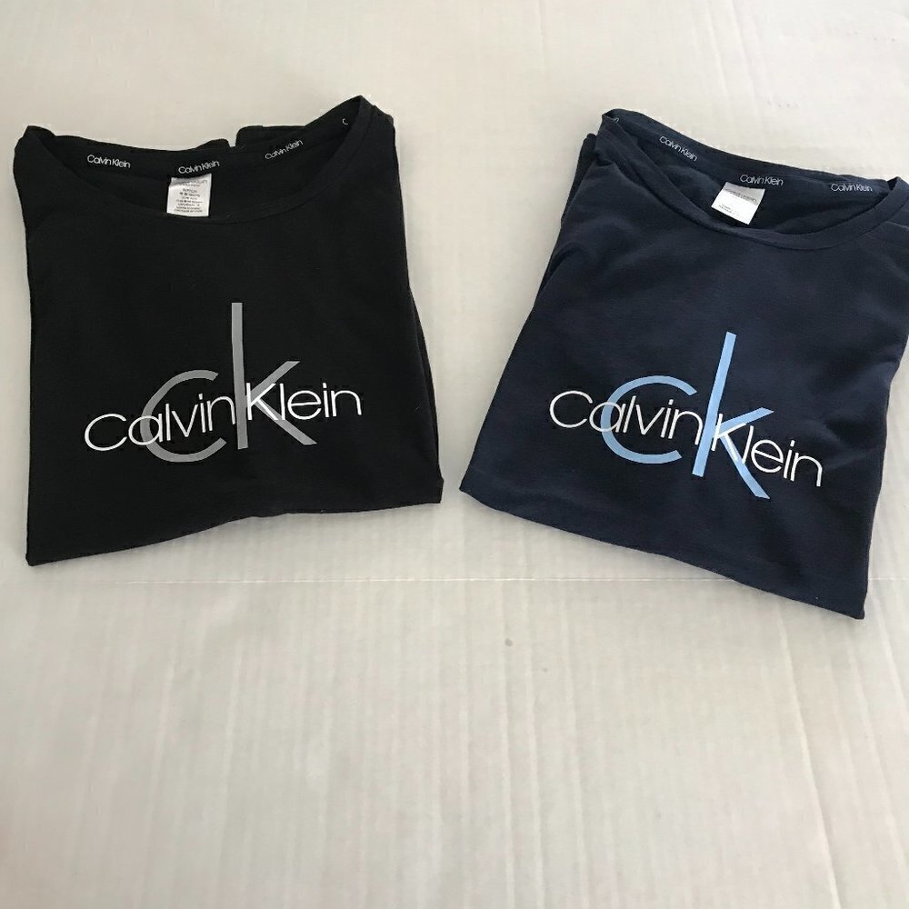 NWOT - Calvin Klein Sleepwear Monogram (2) T-Shirts